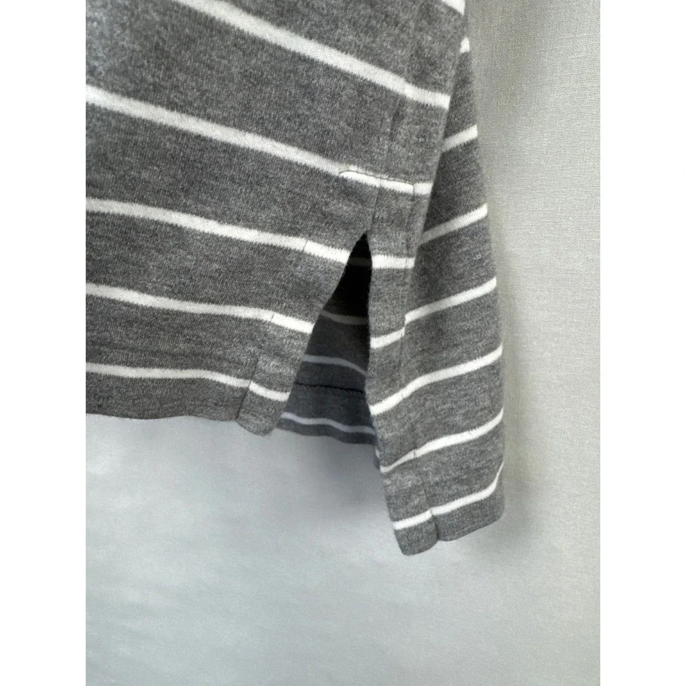 Polo Ralph Lauren Polo Shirt Mens XXL Gray White Striped Pima Soft Touch Pony